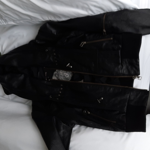Genuine Leather Danier Moto Jacket - Picture 5 of 5